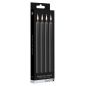 Set 4 Lumânări Negru