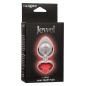 Jewel Large Ruby Heart Plug Rosu