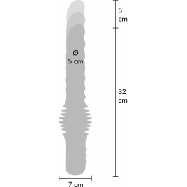 Hidden Desire Vibrator Anal cu Împingere Negru