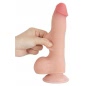 LoveToy Sliding Skin Dildo 20 cm Realist Nude
