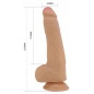 Pretty Love Draco — Dildo Realist 23,3 cm, Piele Glisantă