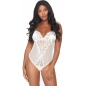 Body Dantelat Leg Avenue Whitley Alb M