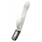 TITANZ 8.5 SILICONE RECHARGEABLE VIBRATOR IN IVORY WHITE