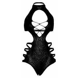 Body Leg Avenue Cut Out Strappy Negru pe xBazar