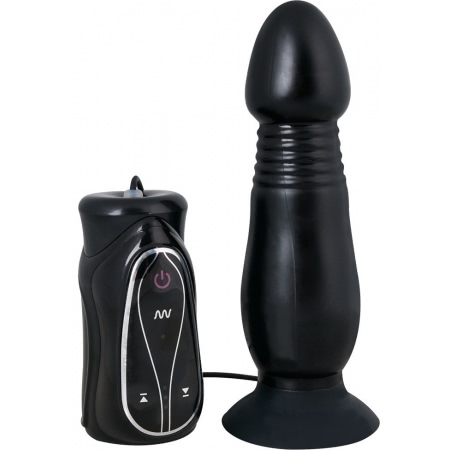 Vibrator Anal Pusher Negru