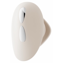 Vibrator Deya Purtabil cu Sucțiune pentru Clitoris Alb