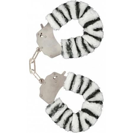 Cătușe Furry Fun Zebra Plush