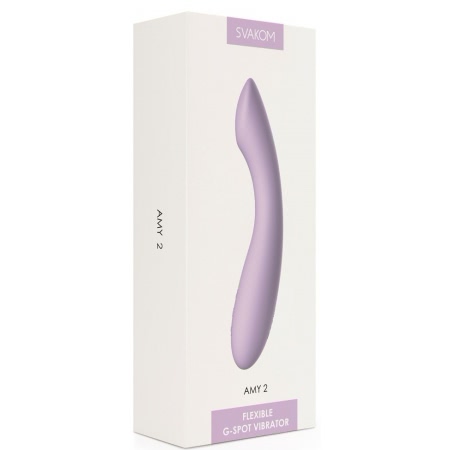 SVAKOM Amy 2 Pastel Lilac, Vibrator Pentru Punctul G