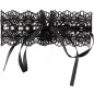 Zgarda Choker Rhinestones Negru