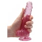 Dildo Realistic Cu Testicule 19cm Roz