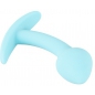 Cuties Plug Albastru — Mini Plug silicon 7.1 cm Discret
