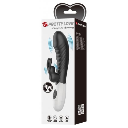 Pretty Love Naughty Bunny – Dublu Stimulator, 30 Moduri