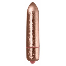 Vibrator Frosted Fleurs Crystal Auriu