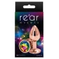 Anal Plug Rear Assets Rose Gold S Multicolor