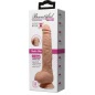 Dildo Vibrant Realist cu Ventuza Material TPR Natural