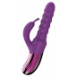 Vibrator Rotativ Cu Împingere Swirl Rabbit Mov