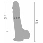 Ultra Realistic Dildo Silicone 30 cm Natural
