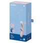 Vibrator Rabbit Hot Lover Heat Silicon 19.9 cm Roz