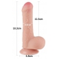 LoveToy Sliding Skin 18,3 cm — Realist, Ventuză Detașabilă