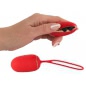 Ou Vibrator Sweet Smile RC Love Ball Roșu