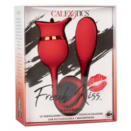 Stimulator Clitoris French Kiss Casanova Roșu