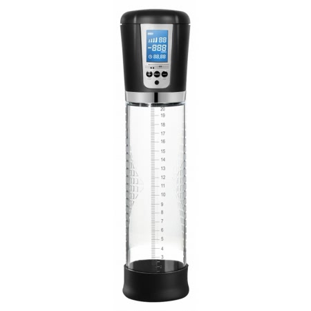 Premium Rechargeable Automatic LCD Pump - Transparent