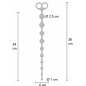 Flexible Anal Beads Negru