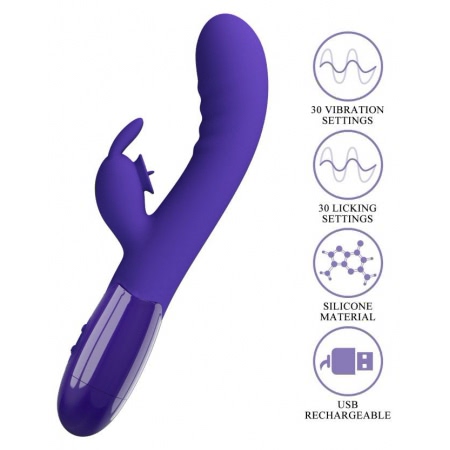 Pretty Love Cerberus Youth – Rabbit, 30 Funcții, Mov