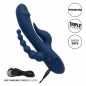 Triple Orgasme CalExotics — Vibrator Reîncărcabil Albastru