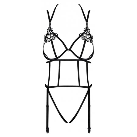 Body Decupat Obsessive Badossa Negru S-M