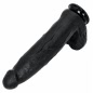 Dong XXL 32 cm Negru – Dildo Realist PVC cu Bază Largă