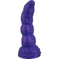 Demonul Dorinței — Dildou siliconic 22,5 cm cu Ventuză Mov