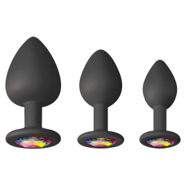 Glams Spades Trainer — Set 3 Dopuri Anale Din silicon