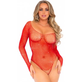 Body Leg Avenue Bianca Rosu pe xBazar