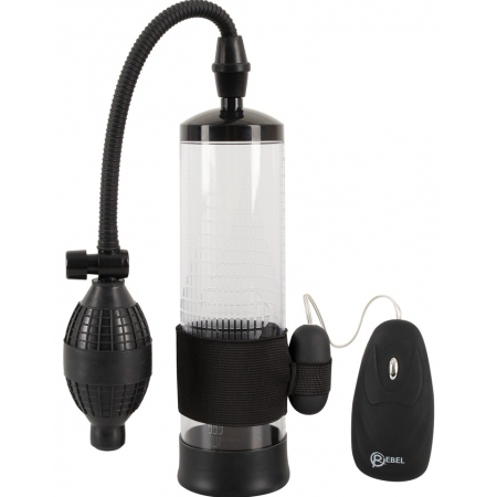 Rebel Set 7-în-1: Pompă Măsurabilă, 20 Moduri Vibrații Negru