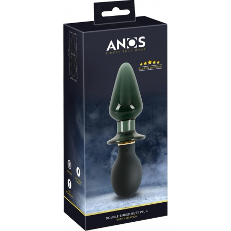 ANOS Dop Anal Dublu 10 Moduri – silicon & Sticlă