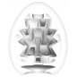 Ou TENGA Boxy Compact cu Textură Gradată  7cm Alb
