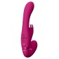 Suki Vibrating Strapless Strap-on Rabbit Roz