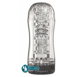 Hero Clear Blast – Stroker cu Vid, Transparent, 18 cm