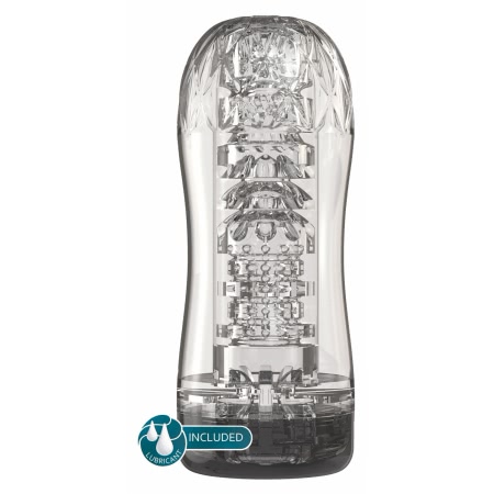 Hero Clear Blast – Stroker cu Vid, Transparent, 18 cm