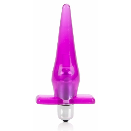 Mini Plug Anal CalExotics — Compact, 2 Moduri Vibrații Roz