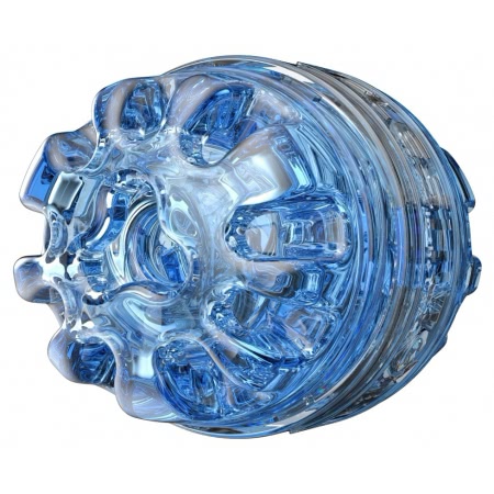 Quickshot Turbo Blue Ice Fleshlight Compact Prindere Dinamică Albastru