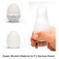 TENGA Egg Wavy II, Compact și Discret cu Textura Ondulată Alb