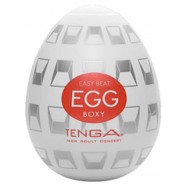 Ou TENGA Boxy Compact cu Textură Gradată  7cm