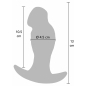 Plug Anal Realist Din silicon Lichid, 13 cm – Hidden Desire