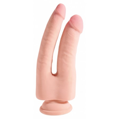 Dildo Dublu King Triple Density Natural