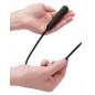 Vibrating Plug Extra Long Urethral Sounding Negru
