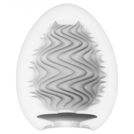 TENGA Egg Wind Single Sleeve elastic compact si discret Alb