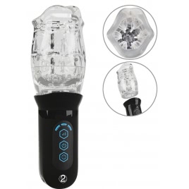 STROKER Masturbator Rotativ Transparent 4 Moduri
