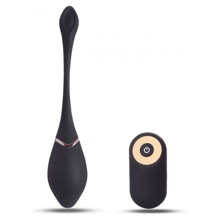 Oul Vibrant Toyz4lovers Reîncărcabil cu Telecomandă Wireless Negru